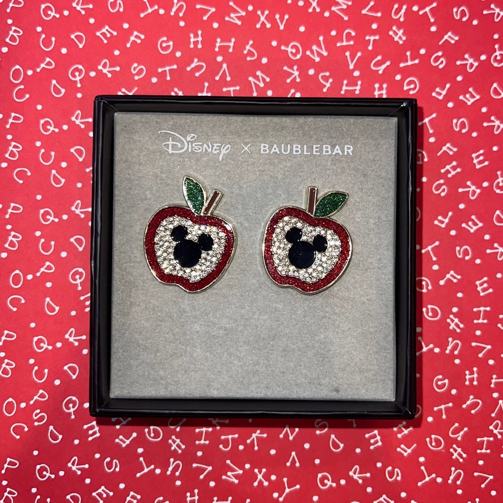 Mickey Apple Earrings